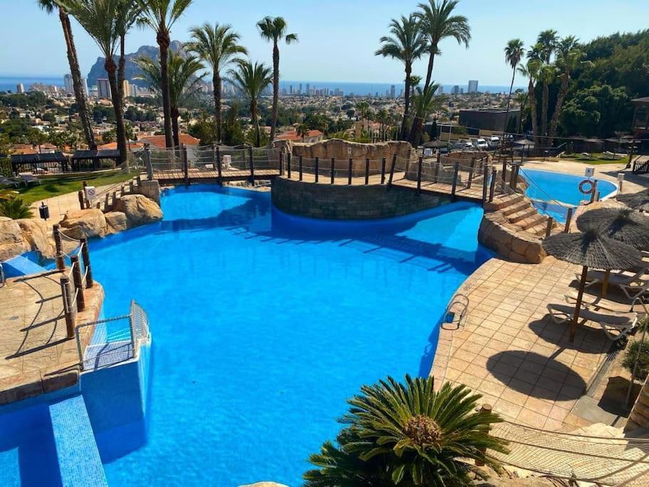 Canario Apartment - Imperial Park - Sea View, 6 Pools, Terrace Кальпе Экстерьер фото