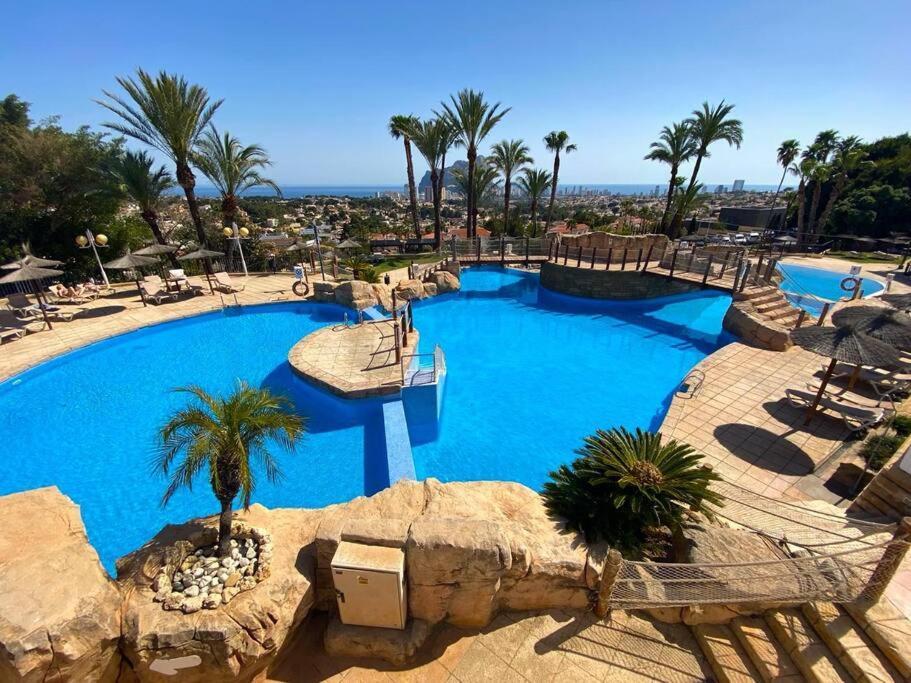 Canario Apartment - Imperial Park - Sea View, 6 Pools, Terrace Кальпе Экстерьер фото