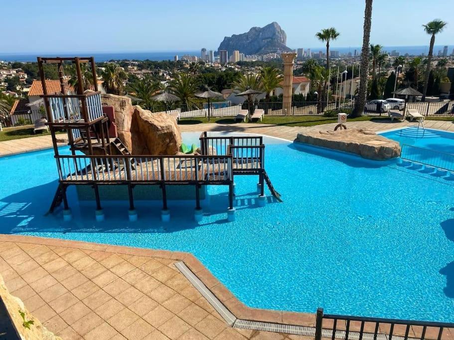 Canario Apartment - Imperial Park - Sea View, 6 Pools, Terrace Кальпе Экстерьер фото