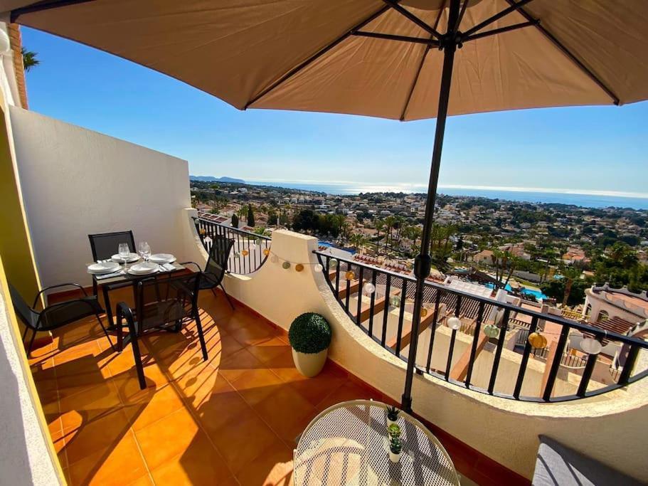 Canario Apartment - Imperial Park - Sea View, 6 Pools, Terrace Кальпе Экстерьер фото